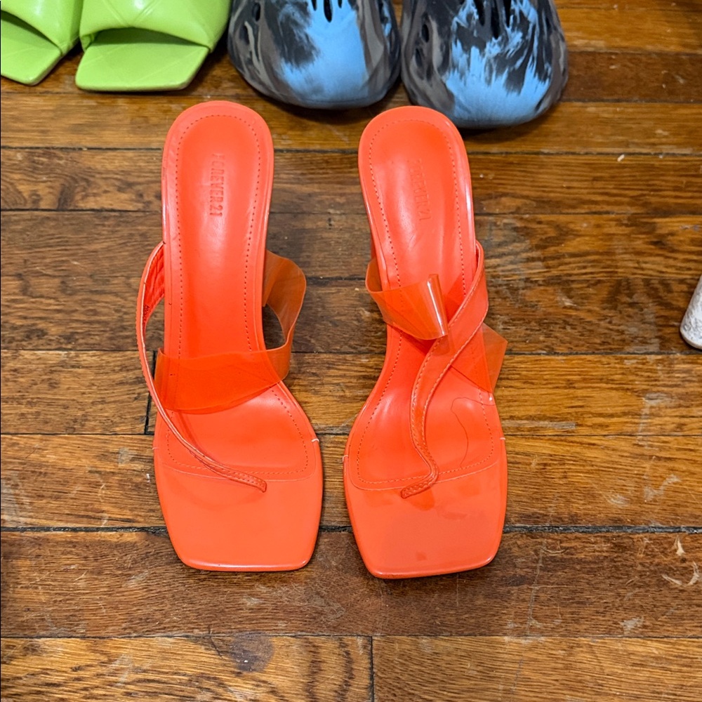Forever 21 Stylish Orange Women's Heels